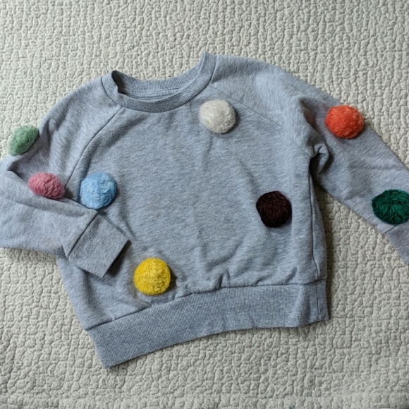 Gymboree Other - Gymboree pom pom sweatshirt Gymboree Other - Gymboree pom pom sweatshirt